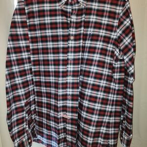 Ralph Lauren Red and Black Plaid Casual Shirt